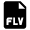 Video File Flv Icon from Nova Solid Set