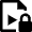 Video File Lock Icon from Nova Line Set