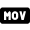 Video File Mov 1 Icon from Nova Solid Set