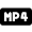 Video File Mp4 1 Icon from Nova Solid Set
