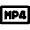 Video File Mp4 1 Icon from Nova Line Set