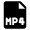 Video File Mp4 Icon from Nova Solid Set