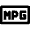 Video File Mpg 1 Icon from Nova Line Set