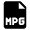 Video File Mpg Icon from Nova Solid Set