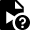 Video File Question Icon from Nova Solid Set