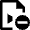 Video File Subtract Remove Icon from Nova Line Set