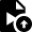 Video File Upload Icon from Nova Solid Set