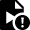 Video File Warning Icon from Nova Solid Set
