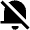 Bell Notifiaction Mute Disable 1 Icon from Nova Solid - Free Set