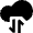 Cloud Data Transfer Icon from Nova Solid - Free Set