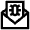 Bug Envelope Icon from Atlas Line Set