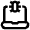 Bug Laptop Icon from Atlas Line Set