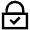 Check Padlock Icon from Atlas Line Set