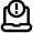 Exclamation Laptop Icon from Atlas Line Set