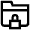 Folder Padlock Icon from Atlas Line Set