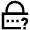 Question Padlock Icon from Atlas Line Set