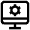 Settings Monitor Icon from Atlas Line Set