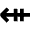 Keyboard Arrow Back 1 Icon from Nova Solid Set