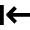 Keyboard Arrow Back 2 Icon from Nova Solid Set