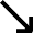 Keyboard Arrow Bottom Right Icon from Nova Solid Set