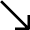 Keyboard Arrow Bottom Right Icon from Nova Line Set