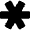 Keyboard Asterisk Thick Icon from Nova Solid Set