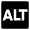 Keyboard Button Alt Icon from Nova Solid Set