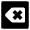 Keyboard Button Delete Icon from Nova Solid Set