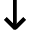 Keyboard Down Arrow Icon from Nova Solid Set
