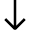 Keyboard Down Arrow Icon from Nova Line Set