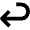 Keyboard Enter Return Curve Icon from Nova Solid Set
