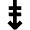 Keyboard Page Down Icon from Nova Solid Set