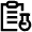 Clipboard Test Tube Icon from Atlas Line Set