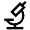 Microscope Icon from Atlas Line Set