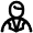 Scientist Man Icon from Atlas Line Set