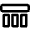 Landmark Anceint Greek Temple 2 Icon from Nova Line Set