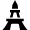 Landmark Eiffel Tower Icon from Nova Solid Set