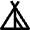 Landmark Indian Camp Icon from Nova Line Set