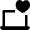 Laptop Heart Icon from Nova Line Set