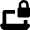 Laptop Lock Icon from Nova Solid Set