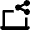 Laptop Share Icon from Nova Line Set