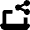 Laptop Share Icon from Nova Solid Set
