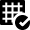 Grid Check Icon from Nova Solid Set