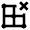 Grid Cross Remove Icon from Nova Line Set