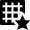 Grid Favourite Star Icon from Nova Solid Set