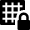 Grid Lock Icon from Nova Solid Set