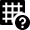 Grid Question Icon from Nova Solid Set