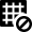 Grid Restrict Icon from Nova Solid Set