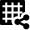 Grid Share Icon from Nova Solid Set