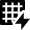 Grid Thunder Quick Icon from Nova Solid Set